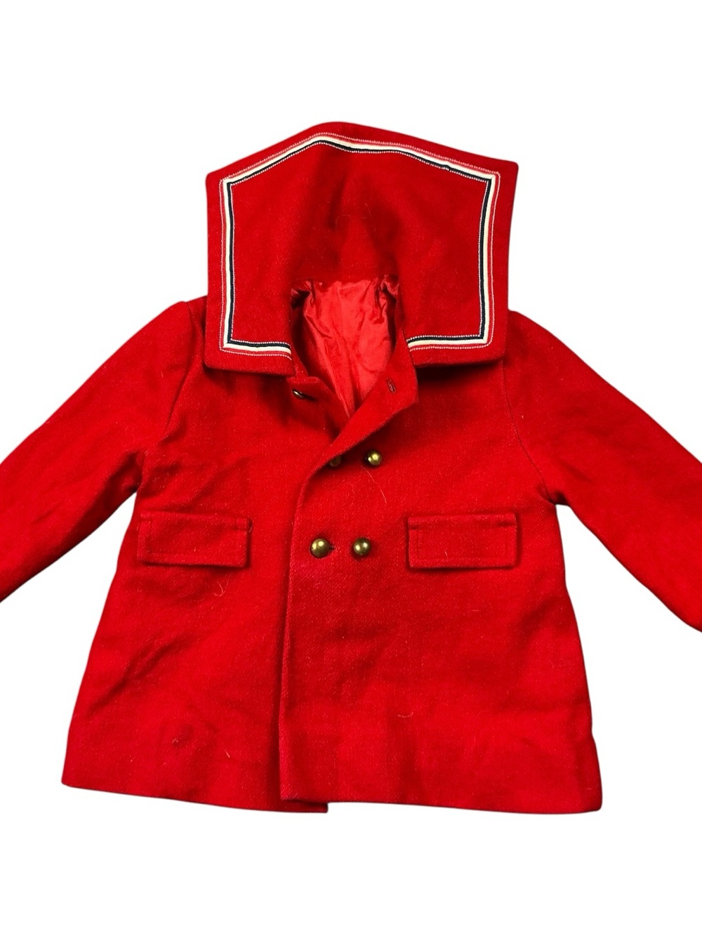 Vintage 1950s Millicent’s of San Francisco double breasted sailor coat USA made